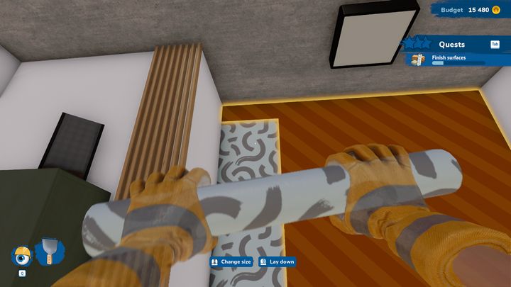 Wchodząc do przeróżnych mieszkań na pewno zauważycie pozrywane tapety lub ściany z widocznymi cegłami - House Flipper 2: Rodzaje prac budowlanych - House Flipper 2 - poradnik do gry