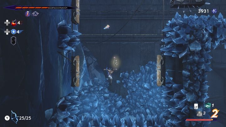 Na końcu długiej, lodowej sekcji platformowej - Prince of Persia The Lost Crown: Wszystkie Kserksesy (monety) - Prince of Persia The Lost Crown - poradnik do gry