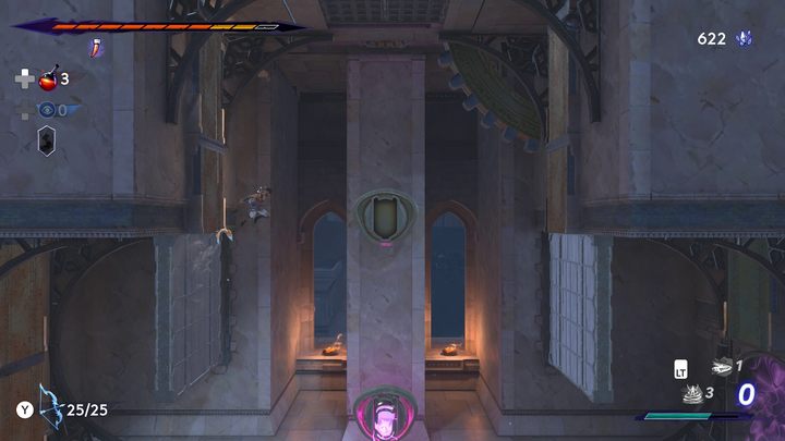 W lewej komnacie podnieście baterię i umieśćcie ją w dolnym porcie - Prince of Persia The Lost Crown: Jak rozwiązać zagadkę w Górnym mieście? - Prince of Persia The Lost Crown - poradnik do gry