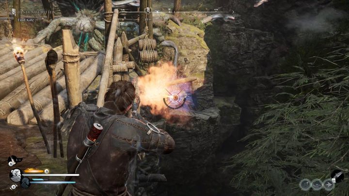 Zniszczenie rośliny wymagać będzie koordynacji obu bohaterów - Banishers: Jak niszczyć bariery? - Banishers Ghosts of New Eden - poradnik do gry