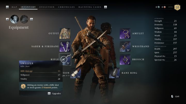 Podstawowymi elementami tworzącymi szkielet buildu będą następujące elementy - Banishers: Najlepsza broń i wyposażenie - Banishers Ghosts of New Eden - poradnik do gry