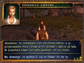 Gdy tylko wejdziecie do latarni, drogę zagrodzą wam angielscy żołnierze - 15. Spotkaj się z Danielle na Isla Muelle - Piraci z Karaibów - poradnik do gry