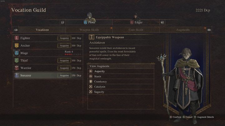 Na dość wczesnym etapie gry otrzymacie możliwość odblokowania 2 wokacji zaawansowanych - Dragons Dogma 2: Jak zmienić wokację? - Dragons Dogma 2 - poradnik do gry
