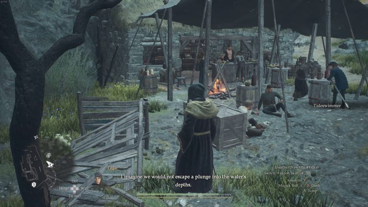 Podejrzany mężczyzna spędzi wieczór w gospodzie - Dragons Dogma 2: Czy zdradzić sekret żebraka? - Dragons Dogma 2 - poradnik do gry