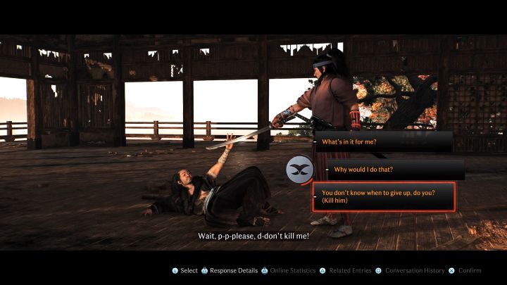 Po rozprawieniu się z Gonzo czeka Was jeden z pierwszych ważnych wyborów - Rise of the Ronin: Jak pokonać bossa Gonzo? - Rise of the Ronin - poradnik do gry