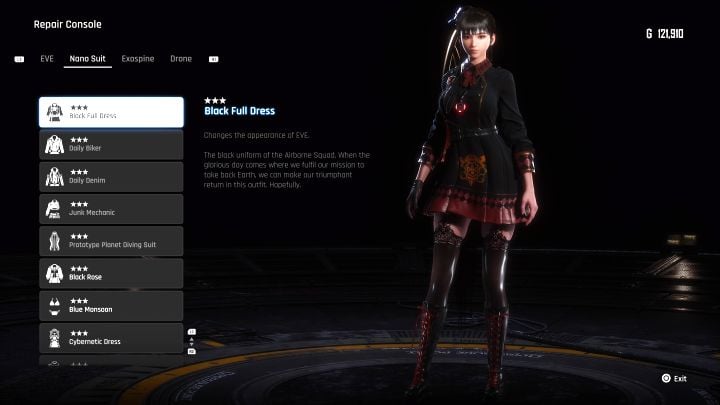 Wzór do zakupienia u Lylea w Xion za monety vitcoin po osiągnięciu 2 poziomu relacji - Stellar Blade: Wszystkie stroje EVE - Stellar Blade - poradnik do gry
