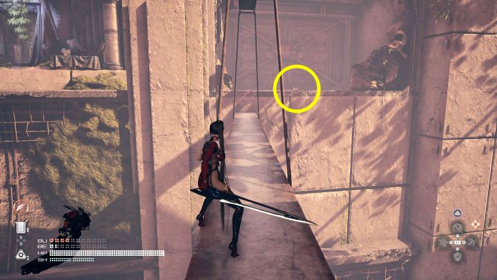 Dotrzyjcie do miejsca zaliczenia zagadki z dźwigiem na Eidos 7 - Stellar Blade: Wszystkie stroje EVE - Stellar Blade - poradnik do gry