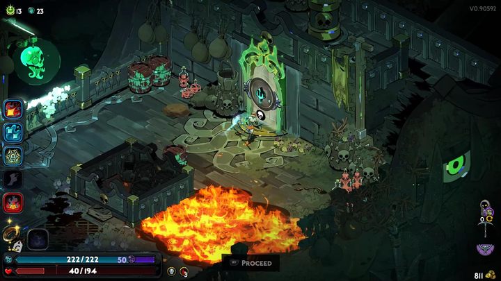 Okazjonalnie pod symbolem na drzwiach znajduje się malutki symbol czaszki - Hades 2: Symbole na drzwiach - Hades 2 - poradnik do gry
