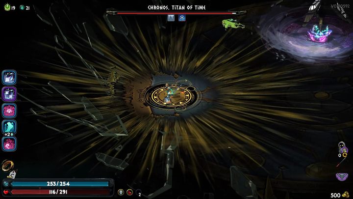Druga faza walki ma miejsce na ogromnej tarczy zegarowej - Hades 2: Jak pokonać Chronosa? - Hades 2 - poradnik do gry