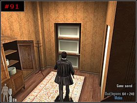 Kolejne drzwi zaprowadziły mnie do pokoju pilnowanego przez dobrze uzbrojonych opryszków - szczególnie karabin M4 był bardzo groźną bronią - [PART I] Chapter VII - Max Payne 2: The Fall Of Max Payne - poradnik do gry