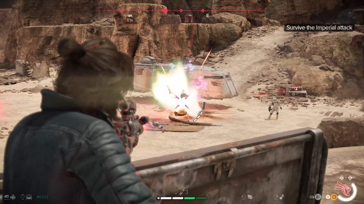 Imperium was znalazło - musicie przetrwać, aż nie przybędzie pomoc - Star Wars Outlaws: Przysługa dla Jabby - solucja, opis przejścia - Star Wars Outlaws - poradnik do gry