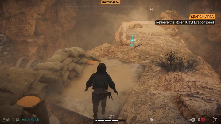 Po starciu idźcie w prawo na wyższe piętro jaskini, na kamienny most, gdzie stał snajper - Star Wars Outlaws: Strzelec - solucja, opis przejścia - Star Wars Outlaws - poradnik do gry
