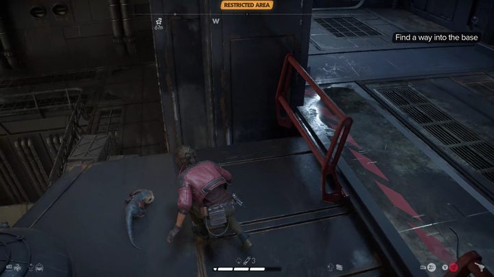 Stojąc przy strumieniach możecie użyć kotwiczki i rozhuśtać się by wskoczyć do środka struktury - Star Wars Outlaws: Inżynier droidów - solucja, opis przejścia - Star Wars Outlaws - poradnik do gry