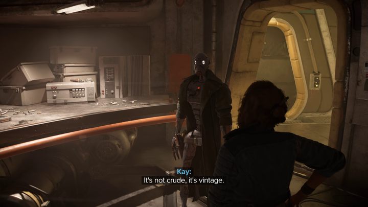 Przed kontynuowaniem wątku głównego musicie jeszcze wykonać jedno, króciutkie zadanie polegające na modyfikacji blastera - Star Wars Outlaws: Włamywaczka - solucja, opis przejścia - Star Wars Outlaws - poradnik do gry