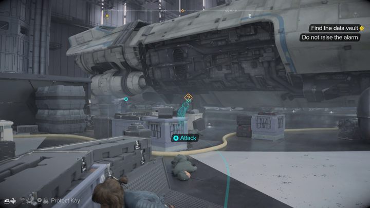 Na drodze tej aż roi się od przeciwników więc wykorzystujcie wszystkie sztuczki w arsenale Kay takie jak - Star Wars Outlaws: Fałszywa Flaga - solucja, opis przejścia - Star Wars Outlaws - poradnik do gry