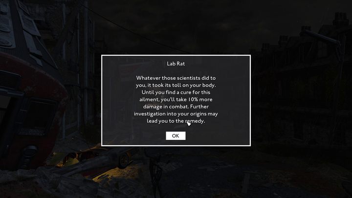 Railway Spine jest negatywnym skutkiem wypadku kolejowego, w którym uczestniczył protagonista podczas ucieczki z podziemnego laboratorium na początku gry - Fallout London: Jak usunąć Railway Spine i Lab Rat? - Fallout London - poradnik do gry