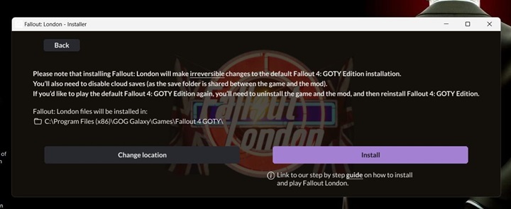Uwaga - Jak zainstalować Fallout London? - Fallout London - poradnik do gry