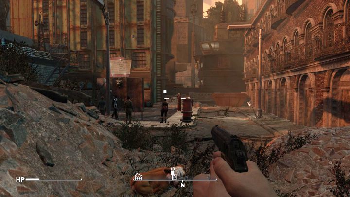 Kierujcie się dalej na północ w stronę znacznika celu misji - Fallout London: Jak dotrzeć do Millwall (quest Meeting in Millwall)? - Fallout London - poradnik do gry