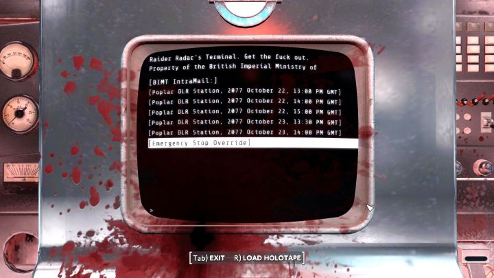 Wejdźcie w interakcję z terminalem - Fallout London: Jak zatrzymać pociąg w zadaniu The Train Job? - Fallout London - poradnik do gry