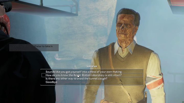 Uratowany Ghul zdradzi Wam cenne informacje dotyczące Angel Station Laboratory, ale jednocześnie ostrzeże Was przed trującym gazem zalegającym w okolicy - Fallout London: Heavenslayer - Fallout London - poradnik do gry