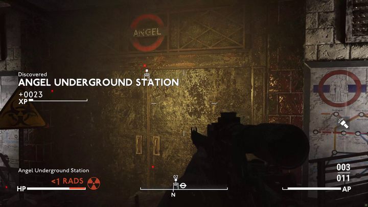 Gdy dotrzecie wreszcie do Angel Underground Station, wejdźcie do środka - Fallout London: Heavenslayer - Fallout London - poradnik do gry