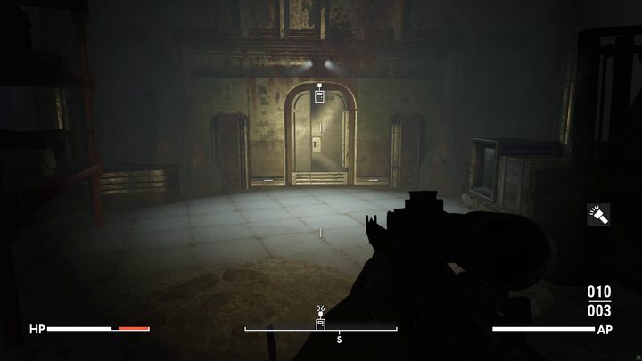 Po wyjściu z wagonu znajdziecie się w sporym pomieszczeniu przypominającym magazyn - Fallout London: Heavenslayer - Fallout London - poradnik do gry