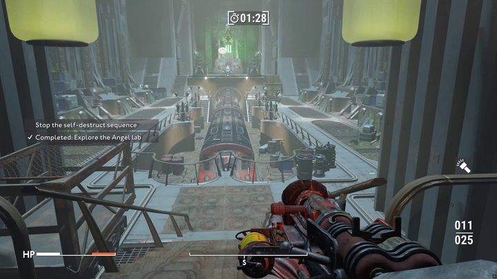 W dynamicznej sekwencji odliczania Waszym zadaniem będzie dostanie się na drugi koniec pomieszczenia i aktywowanie urządzenia, które zatrzyma licznik - Fallout London: Heavenslayer - Fallout London - poradnik do gry