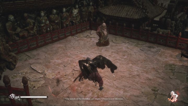 Gdy go pokonacie, wrócicie na arenę Żółtobrowego pod postacią Wodza Makaka - Black Myth Wukong: Jak pokonać bossa Żółtobrewy (Yellowbrow)? - Black Myth Wukong - poradnik do gry