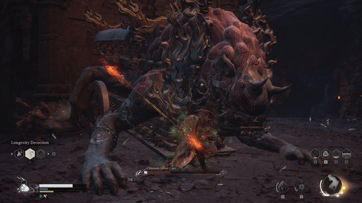 Bossa znajdziecie zaraz po pojedynku ze Strażnikiem Ognistych Gór - Black Myth Wukong: Jak pokonać bossa Pięć Wozów Żywiołu (Five Element Carts)? - Black Myth Wukong - poradnik do gry