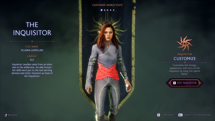 Podczas kreowania głównego bohatera w Veilguard zapewne zauważycie, że możecie stworzyć również Inkwizytora bądź Inkwizytorkę - Dragon Age Veilguard: Kim jest Inkwizytor? - Dragon Age Veilguard - poradnik do gry