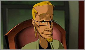 Droga do Chicago zajęła nam cały dzień i dość późno dotarliśmy do muzeum, lecz mimo to mój przyjaciel Clive czekał na nas - 2. Tajemniczy krucyfiks - cz.1 - Runaway: A Road Adventure - poradnik do gry