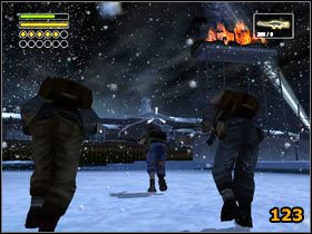 U kresu tegoż pochodu, powinieneś znaleźć Rocket Launcher - Boat Landing Governors Island | Solucja | Freedom Fighters - Freedom Fighters - poradnik do gry