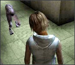 Skieruj się do widocznych obok drzwi z napisem EXIT - [Solucja Silent Hill 3] Shopping Mall cz.2 - Silent Hill 3 - poradnik do gry