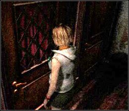 Po obejrzeniu wszystkich istotnych rzeczy skieruj się do drzwi umieszczonych na prawo od ołtarza - [Solucja Silent Hill 3] Church cz.1 - Silent Hill 3 - poradnik do gry