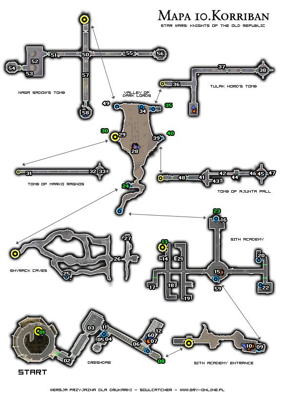 1 - [Lokacja 10] Korriban | Star Wars KOTOR - Star Wars: Knights of the Old Republic - poradnik do gry