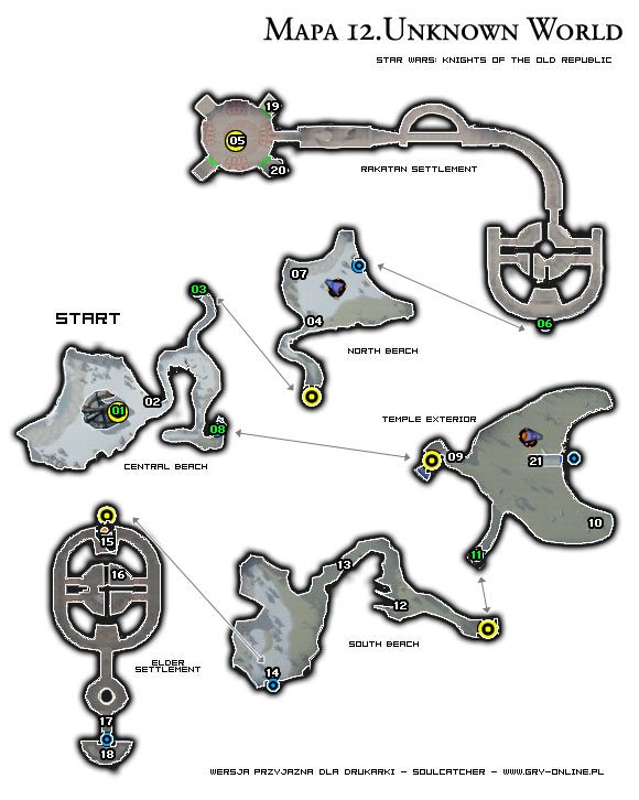 12 - 01 - [Lokacja 12] Unknown World | Star Wars KOTOR - Star Wars: Knights of the Old Republic - poradnik do gry