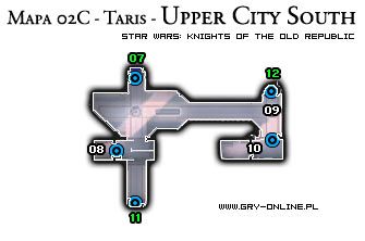 02 - 07 - [Lokacja 02C] Taris - Upper City South | Star Wars KOTOR - Star Wars: Knights of the Old Republic - poradnik do gry