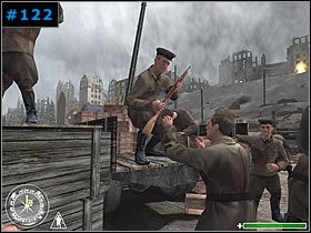 [Znajdź bardziej doświadczonego żołnierza by dostać nowe rozkazy] - [Rosjanie Misja 1] Stalingrad - Call of Duty - poradnik do gry
