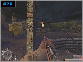 [Zgłoś się do kapitana Foleya czekającego na skrzyżowaniu] - [Amerykanie Misja 2] Burning Village - Call of Duty - poradnik do gry