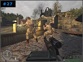 2 - [Amerykanie Misja 3] Village At Down - Call of Duty - poradnik do gry
