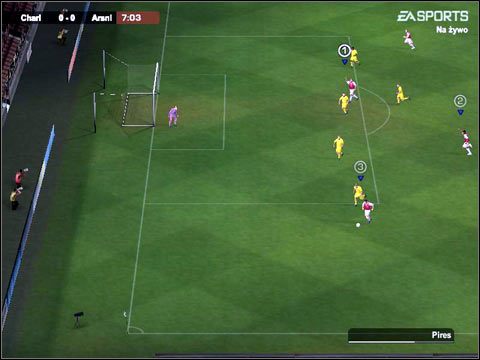 rys 05. Przykład 1 - Off the Ball Control | Stałe fragmenty gry | FIFA Football 2004 - FIFA Football 2004 - poradnik do gry