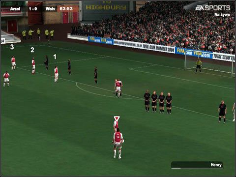 rys 08. Przykład 4 - Off the Ball Control | Stałe fragmenty gry | FIFA Football 2004 - FIFA Football 2004 - poradnik do gry