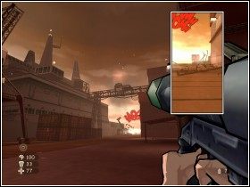 Brakującą amunicję do bazooki znajdziesz na molo, ale ruszaj się szybko, żebyś nie padł ofiarą helikoptera - [Solucja] Molo 33 cz.2 | XIII - XIII - poradnik do gry