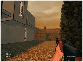 Znajdziesz tu dwóch strażników w dolnej części, jednego pod bramą i jeszcze dwóch na lewo od niej - [Solucja] Sanktuarium cz.1 | XIII - XIII - poradnik do gry