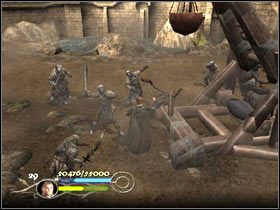 3 - The sauthern gate - Droga Aragorna, Legolasa oraz Gimliego - Władca Pierścieni: Powrót Króla - poradnik do gry