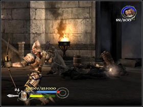 4 - Minas Tirith - courtyard - Droga Gandalfa Białego - Władca Pierścieni: Powrót Króla - poradnik do gry