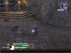 Teraz wróć się na schody, by twe stopy pokonały kolejne stopnie - Cirith Ungol (2) - Szlak Froda i Sama - Władca Pierścieni: Powrót Króla - poradnik do gry