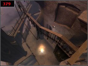 Wspinamy się na słup i skaczemy z niego na pierwszy z brzegu drążek [378] - Honor and Glory - Prince of Persia: Piaski Czasu - poradnik do gry