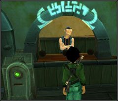 Zanim podejdziesz do widocznego na screenie gostka zapisz stan gry - 08 Hillys | Beyond Good & Evil - Beyond Good & Evil - poradnik do gry