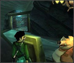 Zeskocz na wagonik - 13 Black Isle | Beyond Good & Evil - Beyond Good & Evil - poradnik do gry